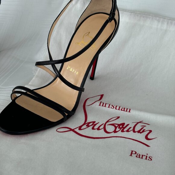Christian Loutboutin Gwynitta 100 mm sandals size US 9, like new - Picture 6 of 12